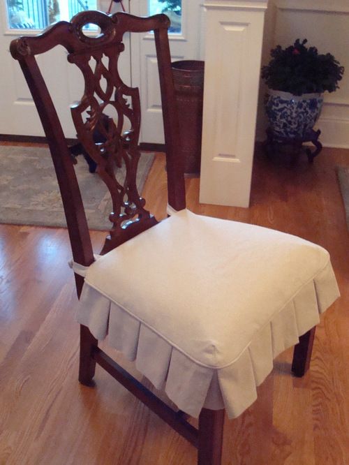 Slipcovers | Dining room chair slipcovers, Slipcovers for chairs .