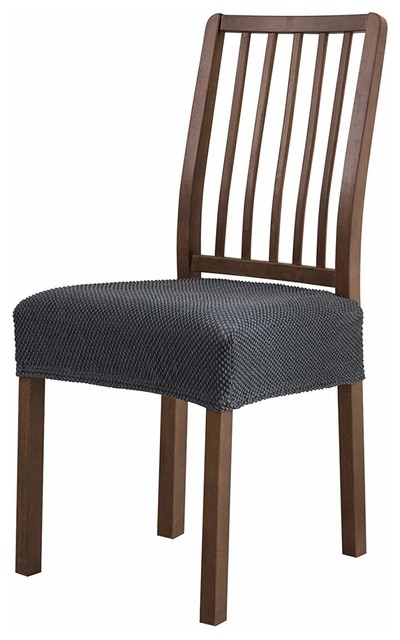Subrtex Dining Room Chair Seat Slipcovers Sets Removable Elastic .