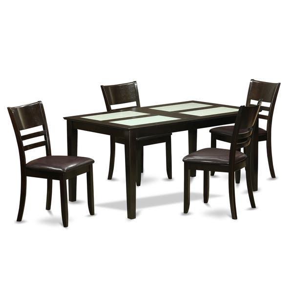 Shop Cappuccino Finish Rubberwood 5-piece Dining Room Set with .