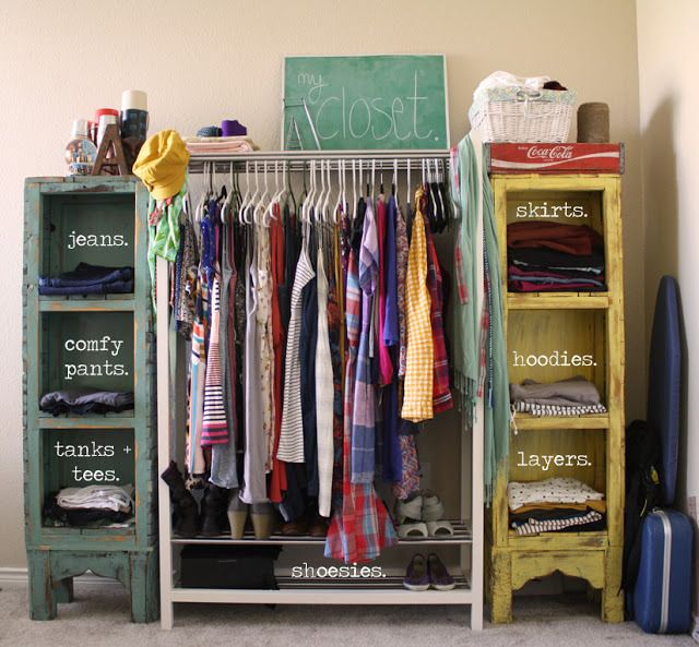 Organization | Reclaiming Your Castle | Clothes organization small .
