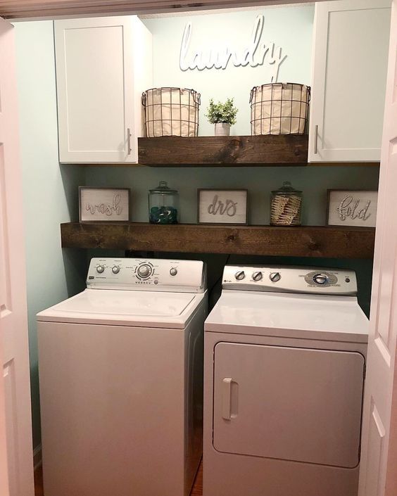 Small Laundry Room Decoration Ideas For You; Small Laundry Room .