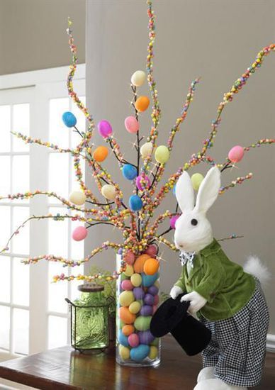 Fresh and Cozy Easter Home Decoration Ideas | Decoración de pascua .