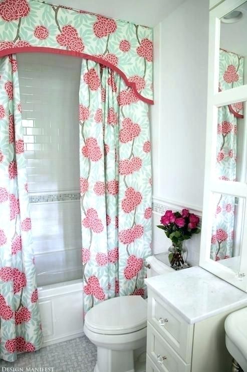 Elegant Fabric Shower Curtains With Valance – golaria.com in 2020 .