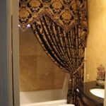 Best elegant fabric shower curtains with valance can give a bright .