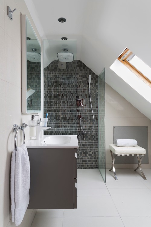 Ensuite Bathroom In Loft Conversion - Image of Bathroom and Clos