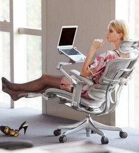 Ergonomic Office Chair With Footrest