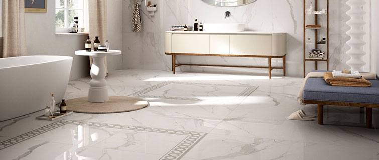 Marble Look Tile Bathroom – Ideas For A Luxurious Bathro