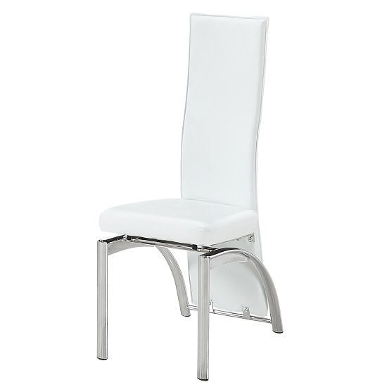 Faux Leather Dining Chairs With Chrome Legs