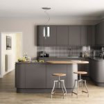 Grey gloss kitchen, New fully fitted kitchens in Shropshire and .