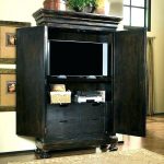 Flat screen tv armoire with pocket doors for your home | Tv .