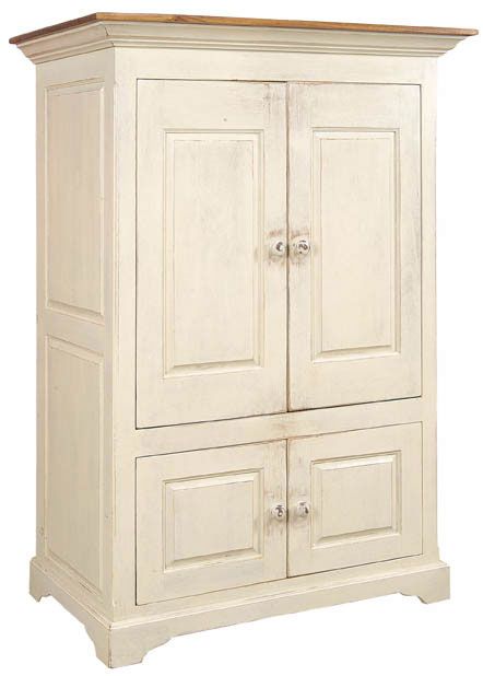 French Country TV Armoire with Pocket Doors | Tv armoire, Armoire .