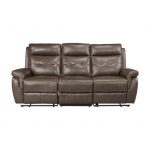 Home Styles by Flexsteel Lux Leather Power Motion Reclining Sofa .