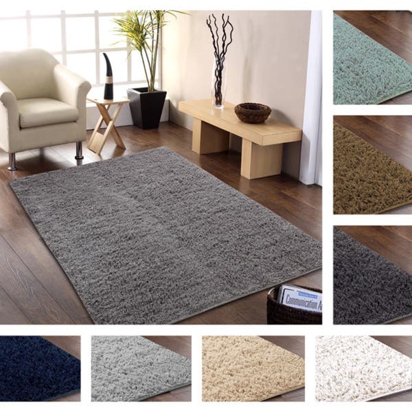 Shop Hand-woven Flokati Wool Shag Rug (8' x 10') - 8' x 10 .