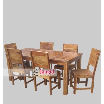 classic latest modern wooden folding dining table and chairs set .