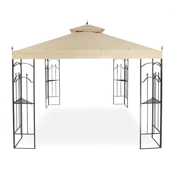 Garden Winds Standard 350 Beige Replacement Canopy for 10 ft. x 10 .