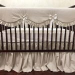 Linen Crib Bedding Set - Gender Neutral Baby Bedding, Girl Crib .