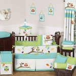 CHEAP FOREST OWL THEMED GENDER NEUTRAL BABY BOY GIRL CRIB BEDDING .