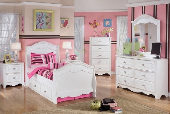 Bedroom furniture sets for girls - Video and Photos .