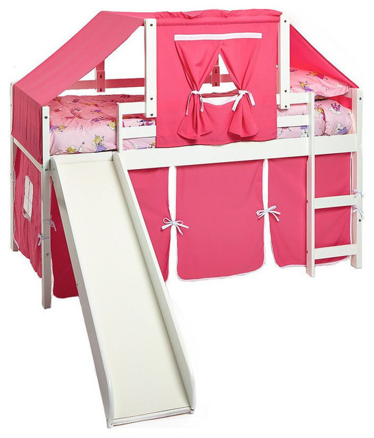 Girl Bunk Beds With Slide - Contemporary - Kids Beds - by Custom .