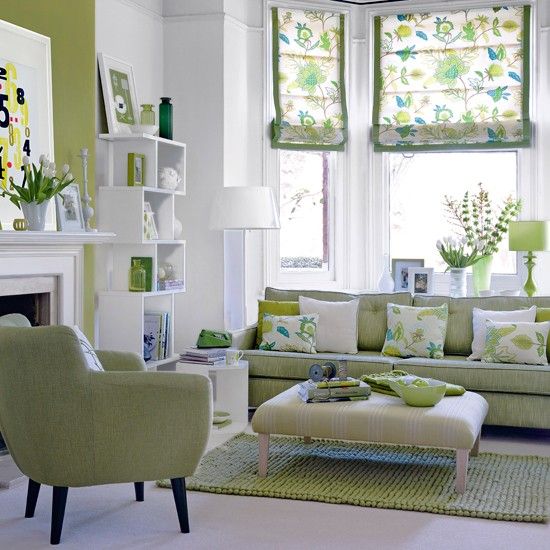 Green Themed Living Room Ideas