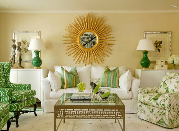 20 Refreshing Green-Themed Living Rooms | Home Design Lov