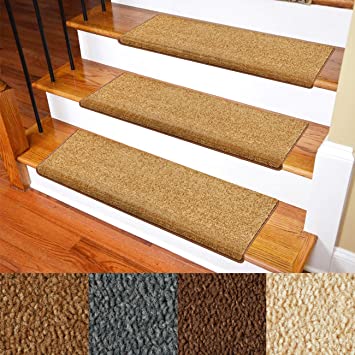 Carpet Stair Treads – Non-Slip Bullnose Carpet for Stairs – Indoor .