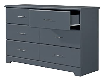 Amazon.com : Storkcraft Brookside 6 Drawer Dresser, Gray, Kids .