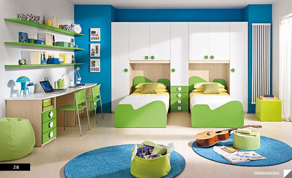 21 Beautiful Children's Rooms | Kids bedroom furniture design .