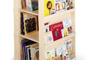 Space Saving Idea: Revolving Bookcases | Kids book storage, Kids .