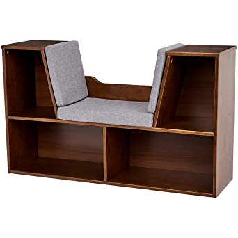 Amazon.com: AmazonBasics Kids Bookcase with Reading Nook and .