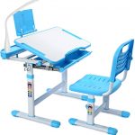 Amazon.com: Forfar Kids Study Desk and Chair Set with LED Light .