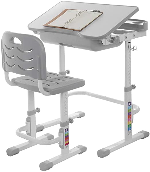 Amazon.com: OKBOP Kids Desk and Chair Set, Students Study Desk for .