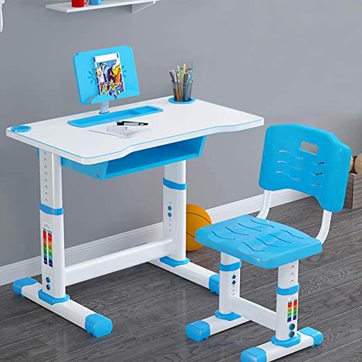 Amazon.com: Kids Study Desk and Chair Set, Height Writing .