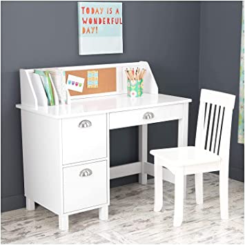 Amazon.com: KidKraft Kids Study Desk with Chair-White: Toys & Gam