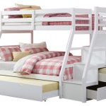 Rosebery Kids Twin over Full Bunk Bed with Storage Ladder and .