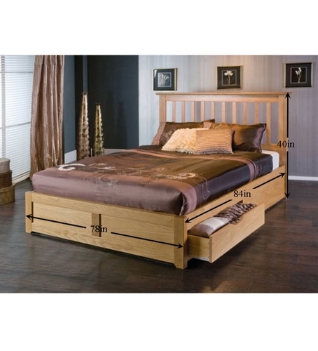HOME DECORATION LIVE: double bed with storage designs mumb