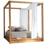Unique Bed Frames | Modern canopy bed, Canopy bed frame, Wood .