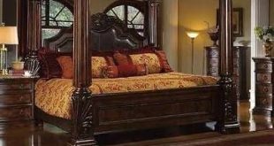 canopy bed king size wood | Canopy bedroom sets, King size bedroom .