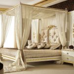 king size wooden canopy bed with curtains - Google Search | Bed .