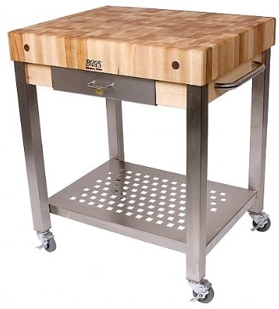 Amazon.com - John Boos Cucina Americana Technica Kitchen Cart with .
