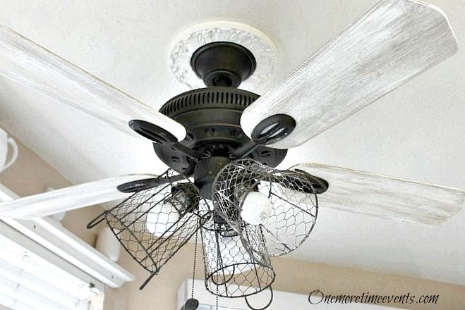 How I Gave My Ceiling Fan a Farmhouse Style | Farmhouse style .