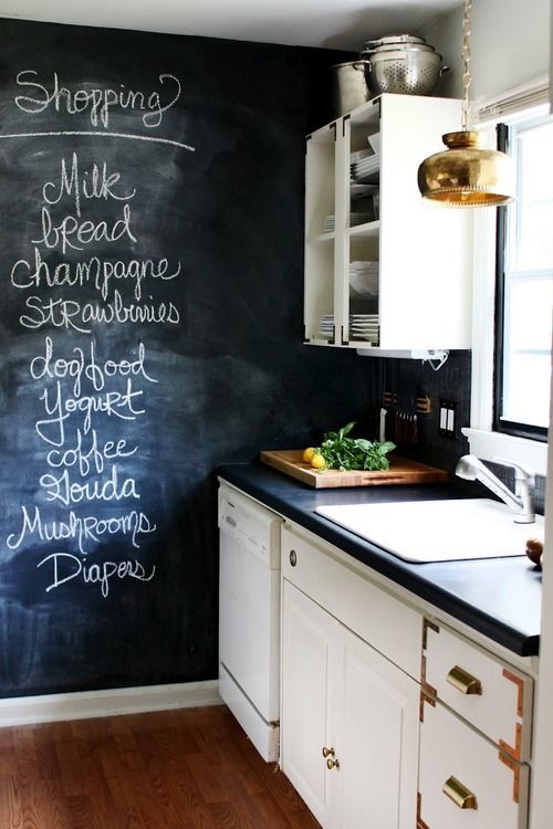 35 Creative Chalkboard Ideas For Kitchen Décor - DigsDi