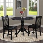 Amazon.com: 3 Pc small Kitchen Table and Chairs set-Kitchen Table .