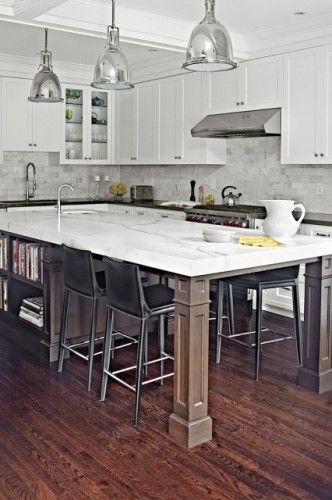 Long Kitchen Island Design Ideas, Pictures, Remodel and Decor .