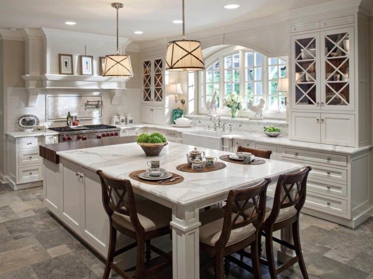 Eating Kitchen Island For Traditional Kitchen Design Furnished Wit .