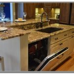 kitchen island with sink and dishwasher and seating - Google .