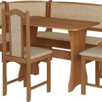 Breakfast Kitchen Nook Table Set, L-Shaped Storage Bench With .