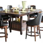 Homelegance Bayshore 7-Piece Counter Height Table Set With Storage .