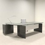 Amazon.com: 2pc Modern Contemporary L Shape Executive Office Desk .