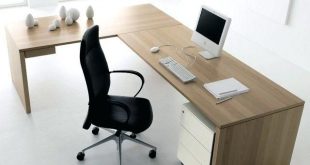 L Shaped Office Desk Modern in 2020 | Furniture design mode